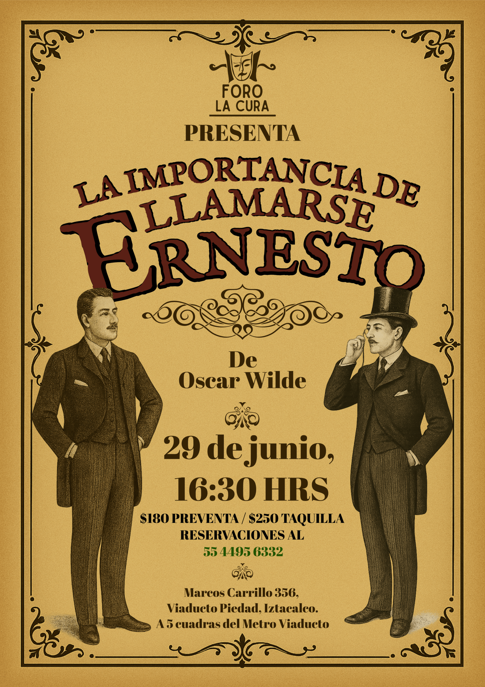 La Importancia de Llamarse Ernesto