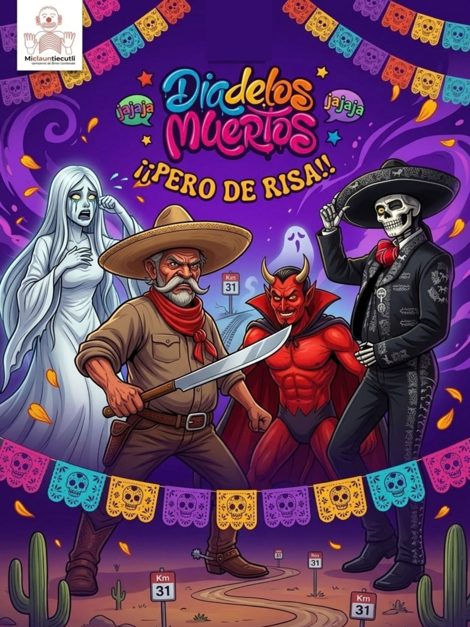 Día de Muertos… ¡Pero de Risa! — Jueves 29 de octubre 2026 — 20:30 h